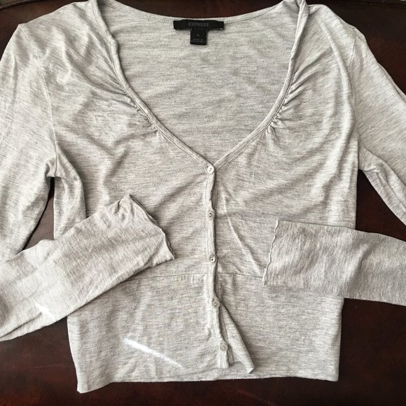 Express Button Up Crop Top - Picture 4 of 8